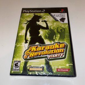 PS2 Karaoke Revolution Party Factory Sealed New